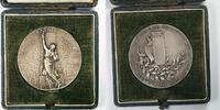 France Medal gymnastique de France - by Dubois and H. Chapu - With case -