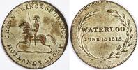Netherlands Medal THE CROWN PRINCE OF ORANGE AT WATERLOO 1815 -