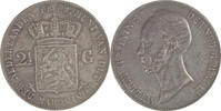 2 1/2 Gulden 1849 Netherlands Willem II VF-