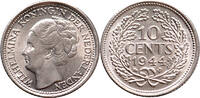 The Netherlands 10 cent 1944ES Wilhelmina FDC- -