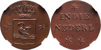 The Netherlands East Indies Zwaantjesduit 1836 Nederlands Indië NGC MS 62 BN – WERKPROEF -