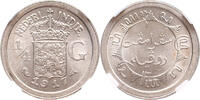 The Netherlands 1/4 gulden Nederlands Indië 1917 NGC MS 65 -