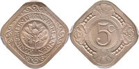 The Netherlands 5 cent 1938 Wilhelmina PCGS MS 65 -