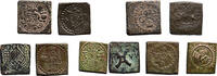 Belgium,The Netherlands Lot van 5 muntgewichten 16e-17e eeuw -