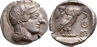 Ancient Greece AR Tetradrachm Attica, Athens, 440-420 BC -