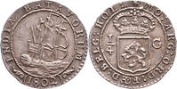 The Netherlands East Indies 1/4 scheepjesgulden Nederlands Indië 1802 Pr -