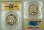 USA Pilgrim Commemorative Silver Half 50c Coin ANACS AU-58 Details Envi. Damage -