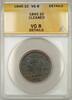 USA Large Cent Braided Hair 1C Coin - Condition Is: ANACS VG 8 Details Cleaned! -