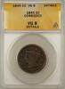 USA Large Cent Braided Hair 1C Coin ANACS VG 8 Details Corroded B -