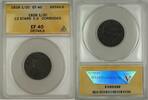 USA Classic Head   Coin ANACS 13 Stars C-3 Corroded EF-40 Details Half Cent 1828 EF 40