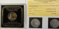 USA Statue of Liberty Commem UNC Clad Half 50c Coin in Black Plastic Case -