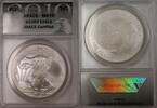 USA Dollar American Silver Eagle ASE Coin Certified ANACS MS-70 -