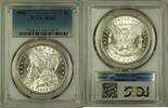 USA Morgan Silver Dollar   PCGS MS-62 (19b) $1 Coin 1886 PCGS MS-62