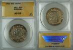 USA Half Dollar Alabama Commemorative Silver Coin ANACS AU-55 Toned -
