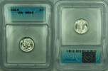 USA Dime 1945-S Mercury Silver 10c Coin ICG MS-65 (TT) -