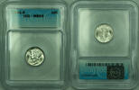 USA Dime 1945-S Mercury Silver 10c Coin ICG MS-65 (SSS) -