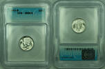 USA Dime 1945-S Mercury Silver 10c Coin ICG MS-65 (UUU) -