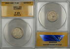 USA Dime Capped Bust Silver 10c Coin ANACS F-15 Details Cleaned PRX -