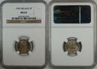 Weltmünzen Ireland Three Pence, NGC MS-63 -