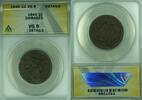 USA Large Cent Braided Hair 1C Coin ANACS VG-8 Details Damaged (42) -