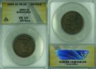 USA Large Cent Braided Hair ANACS VG-10 Details Scratched (43) -