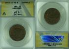 USA Large Cent Braided Hair ANACS VG-8 Details Damaged (43A) -