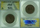 USA Large Cent Braided Hair ANACS VG-10 Details Damaged (43) -