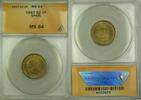 Weltmünzen 1 Pesetas 1947-52 Spain Coin ANACS MS 64 -