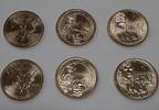 USA Dollar 2016-2018 P & D Native American Mint Set - 6 BU Coins in Littleton Tube -