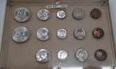 USA 1948 PD&S UNC Set in Seitz Holder - Brilliant Uncirculated 14 Coins Total  1948 PD Coins are BU and have some toning--see photos.