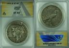 USA Dollar Peace Silver S$1 ANACS EF-40 (45) -