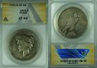 USA Dollar Peace Silver S$1 ANACS EF-45 (45B) -