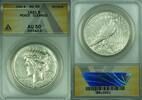 USA Dollar Peace Silver S$1 ANACS AU-50 Details-Cleaned (45) -