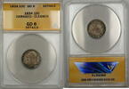 USA Dime Capped Bust Silver 10c Coin ANACS GD-6 Details Damaged-Cleaned PRX -