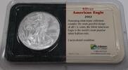 Bullion American Silver Eagle $1 1 Oz Troy .999 in Littleton Clear Plastic Case -