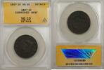 USA Large Cent 1827 1C ANACS VG 10 Details Corroded-Bent VG 10 46,87 EUR  plus 21,32 EUR verzending
