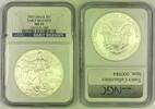 USA $1 Eagle ASE American Silver NGC MS 69 (Cracked Holder) (8) -