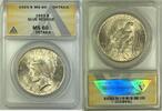 USA 1 Dollar 1923 Peace Silver $ Coin ANACS MS 60 Details  42,61 EUR  plus 21,32 EUR verzending