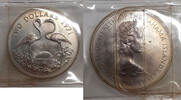 Weltmünzen Sterling Bahamas $2 Silver Coin - Flamingos BU -