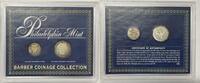 USA Quarter Barber Coinage Collection Silver & Dime Philadelphia Mint -
