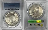 USA Dollar Peace Silver Coin PCGS MS 63 (11) L -