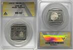 Weltmünzen 5 Florin Aruba ANACS MS 60 W4 -