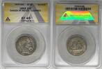 Weltmünzen 20 Cents Danish West Indies Coin ANACS XF 45 Details Cleaned W8 A -