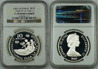 Weltmünzen 10 Dollar Cayman Islands Silver Proof Coin, NGC PF-68 UC, Year of the Child -