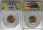 Weltmünzen 4 Fils 1938 IRAQ Coin AH ANACS MS 63 RB W7 -