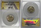 USA Jefferson Nickel 1939-S Peeling Lamination Error ANACS MS 62 -