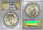 USA Dollar Peace Silver ANACS AU 55 Looks Better (B) -