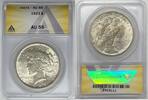 USA Dollar 1923 Peace Silver  ANACS AU 55  42,61 EUR  plus 21,32 EUR verzending