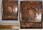 Exonumia 1960 C. 1960's H. Alvin Sharpe Studio Trial Copper Plate Cherok... 425,15 EUR  Excl. 21,47 EUR Verzending