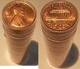 USA Lincoln Cents Roll of 50 Coins Total in Tubes UNC w/Toning -